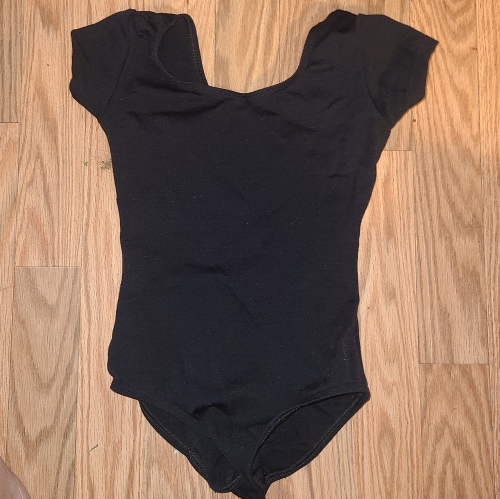 CAPEZIO Black Kids  Dance Leotard size CH